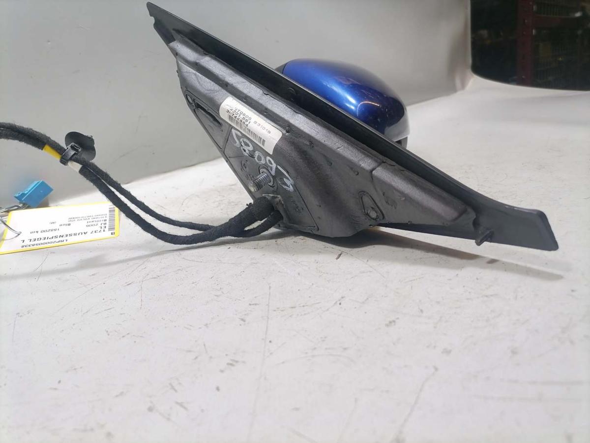 Volvo V50 original Au&szlig;enspiegel links Brilliant Blue elektrisch anklappbar Bj.2007